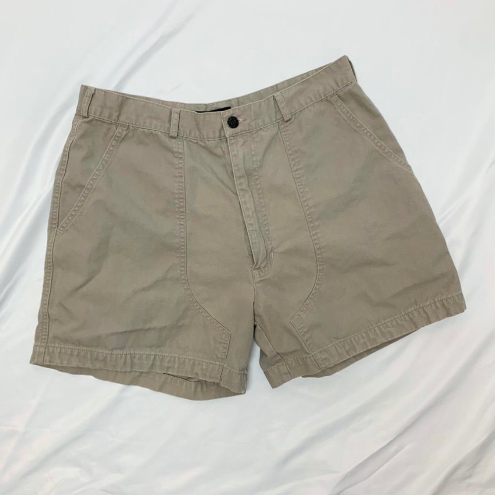 The North Face Khaki Colored Cotton Shorts Size M - 34